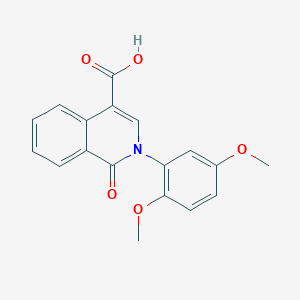 2-(2,5-dimethoxyphenyl)-1-oxo-1,2-dihydroisoquinoline-4-carboxylic acidͼƬ