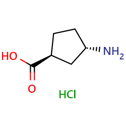 (1R,3R)-3-AminocyclopentanecarboxylicacidhydrochlorideͼƬ