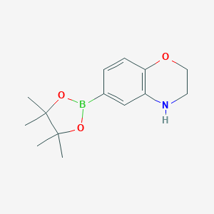 6-(4,4,5,5-tetramethyl-1,3,2-dioxaborolan-2-yl)-3,4-dihydro-2H-benzo[b][1,4]oxazineͼƬ