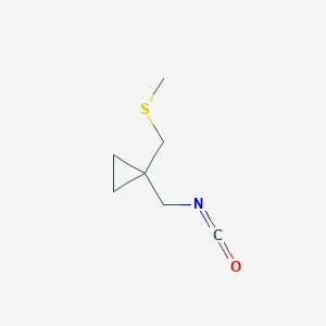 1-(isocyanatomethyl)-1-[(methylsulfanyl)methyl]cyclopropaneͼƬ