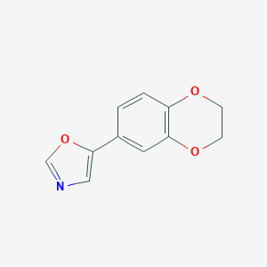 5-(2,3-Dihydro-1,4-benzodioxin-6-yl)-1,3-oxazoleͼƬ