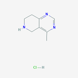 4-methyl-5,6,7,8-tetrahydropyrido[4,3-d]pyrimidinehydrochloride图片