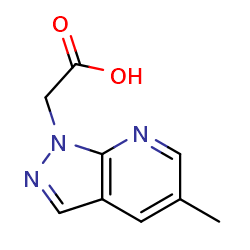 2-{5-methyl-1H-pyrazolo[3,4-b]pyridin-1-yl}aceticacidͼƬ