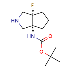 tert-butylN-[(3aR,6aS)-6a-fluoro-octahydrocyclopenta[c]pyrrol-3a-yl]carbamateͼƬ