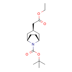 rel-tert-butyl(1R,3S,5S)-3-(2-ethoxy-2-oxoethyl)-8-azabicyclo[3,2,1]octane-8-carboxylateͼƬ