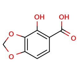 4-hydroxy-2H-1,3-benzodioxole-5-carboxylicacid图片