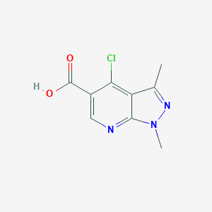 4-Chloro-1,3-dimethyl-1H-pyrazolo[3,4-b]pyridine-5-carboxylicacidͼƬ