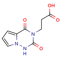 3-{2,4-dioxo-1H,2H,3H,4H-pyrrolo[2,1-f][1,2,4]triazin-3-yl}propanoicacid图片