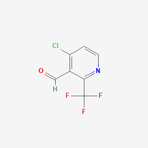 4-chloro-2-(trifluoromethyl)pyridine-3-carbaldehydeͼƬ