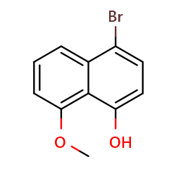 4-bromo-8-methoxynaphthalen-1-olͼƬ