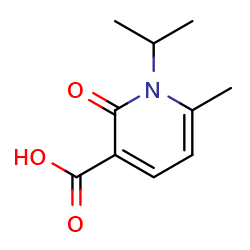 6-methyl-2-oxo-1-(propan-2-yl)-1,2-dihydropyridine-3-carboxylicacidͼƬ