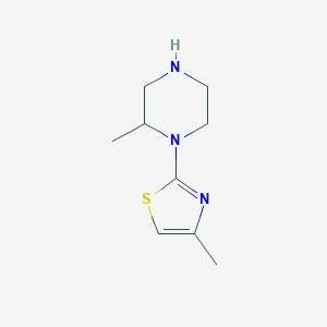 2-methyl-1-(4-methyl-1,3-thiazol-2-yl)piperazineͼƬ