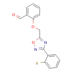 2-{[3-(2-fluorophenyl)-1,2,4-oxadiazol-5-yl]methoxy}benzaldehydeͼƬ