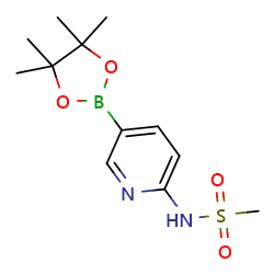 N-[5-(tetramethyl-1,3,2-dioxaborolan-2-yl)pyridin-2-yl]methanesulfonamideͼƬ