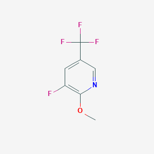 3-fluoro-2-methoxy-5-(trifluoromethyl)pyridine图片