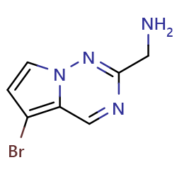 1-{5-bromopyrrolo[2,1-f][1,2,4]triazin-2-yl}methanamineͼƬ