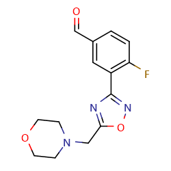 4-fluoro-3-{5-[(morpholin-4-yl)methyl]-1,2,4-oxadiazol-3-yl}benzaldehydeͼƬ