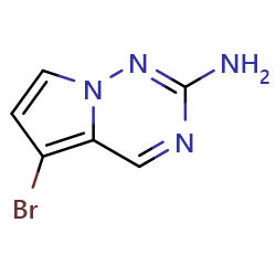 5-bromopyrrolo[2,1-f][1,2,4]triazin-2-amineͼƬ