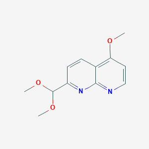 2-(Dimethoxymethyl)-5-methoxy-1,8-naphthyridineͼƬ