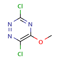 3,6-dichloro-5-methoxy-1,2,4-triazineͼƬ