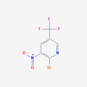 2-bromo-3-nitro-5-(trifluoromethyl)pyridineͼƬ