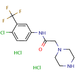 N-[4-chloro-3-(trifluoromethyl)phenyl]-2-(piperazin-1-yl)acetamidedihydrochlorideͼƬ