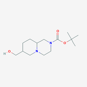 2-Boc-7-hydroxymethyl-octahydro-pyrido[1,2-a]pyrazineͼƬ