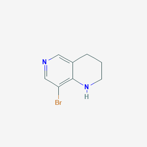 8-bromo-1,2,3,4-tetrahydro-1,6-naphthyridineͼƬ