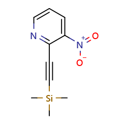 3-nitro-2-[2-(trimethylsilyl)ethynyl]pyridine图片