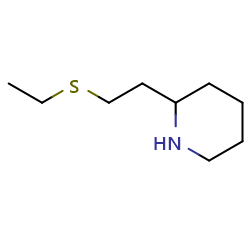 2-[2-(ethylsulfanyl)ethyl]piperidineͼƬ