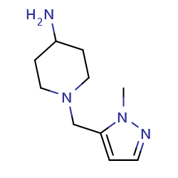 1-[(1-methyl-1H-pyrazol-5-yl)methyl]piperidin-4-amineͼƬ