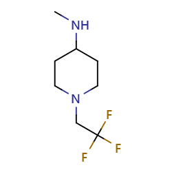 N-methyl-1-(2,2,2-trifluoroethyl)piperidin-4-amineͼƬ