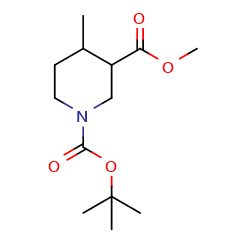 1-tert-butyl3-methyl4-methylpiperidine-1,3-dicarboxylateͼƬ