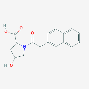 4-hydroxy-1-[2-(naphthalen-2-yl)acetyl]pyrrolidine-2-carboxylicacidͼƬ