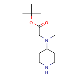 tert-butyl2-[methyl(piperidin-4-yl)amino]acetate图片