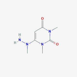 1,3-Dimethyl-6-(1-methylhydrazino)-2,4(1H,3H)-pyrimidinedioneͼƬ