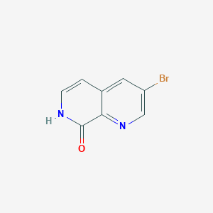 3-Bromo-1,7-naphthyridin-8(7H)-oneͼƬ