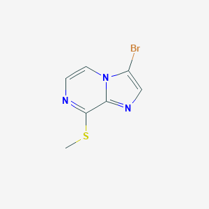 3-Bromo-8-(methylthio)imidazo[1,2-A]pyrazineͼƬ