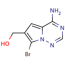 {4-amino-7-bromopyrrolo[2,1-f][1,2,4]triazin-6-yl}methanolͼƬ