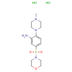 2-(4-methylpiperazin-1-yl)-5-(morpholine-4-sulfonyl)anilinedihydrochloride图片