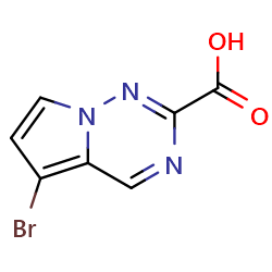 5-bromopyrrolo[2,1-f][1,2,4]triazine-2-carboxylicacidͼƬ