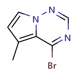 4-bromo-5-methylpyrrolo[2,1-f][1,2,4]triazineͼƬ