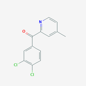 2-(3,4-Dichlorobenzoyl)-4-methylpyridineͼƬ