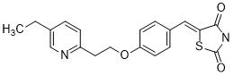 5-(4-(2-(5-Ethylpyridin-2-yl)ethoxy)benzylidene)thiazolidine-2,4-dioneͼƬ