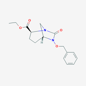 Ethyl(2S,5R)-6-(benzyloxy)-7-oxo-1,6-diazabicyclo[3,2,1]octane-2-carboxylate图片