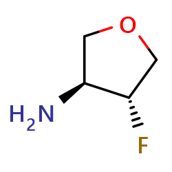 trans-4-fluorooxolan-3-amine图片