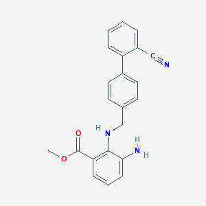 Methyl 3-amino-2-[[(2'-cyanobiphenyl-4-yl)methyl]amino]benzoateͼƬ