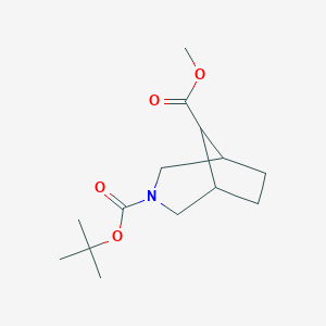 Methyl3-boc-3-azabicyclo[3,2,1]octane-8-carboxylateͼƬ