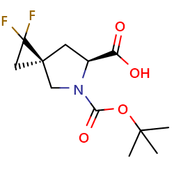 (3r,6s)-5-[(Tert-butoxy)carbonyl]-1,1-difluoro-5-azaspiro[2,4]heptane-6-carboxylicacid图片