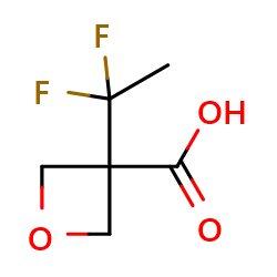 3-(1,1-Difluoroethyl)oxetane-3-carboxylicacidͼƬ